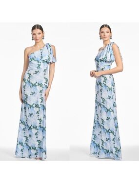Sachin & Babi Chelsea Gown in Glacial Peonies size 8